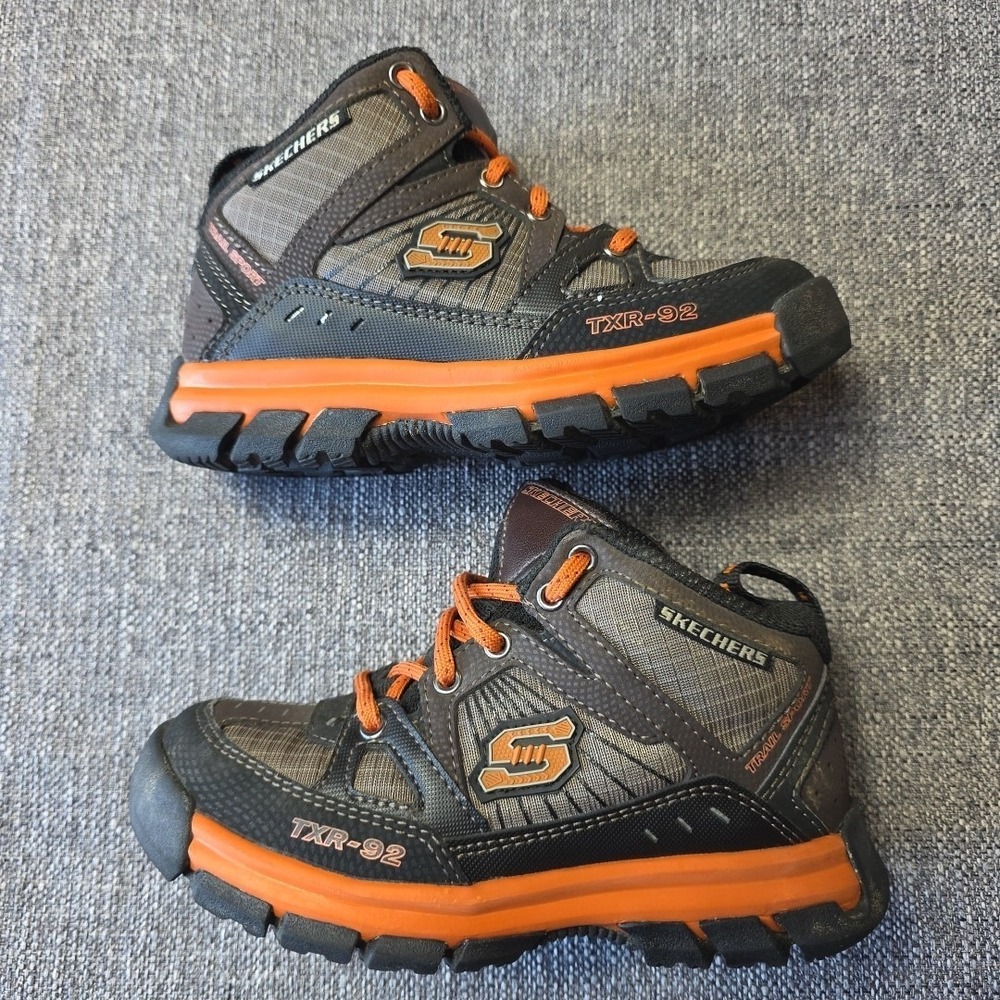 Skechers Size 12 Toddler Little Kid Challengerz TXR-92 Boots Shoes Brown 93480L